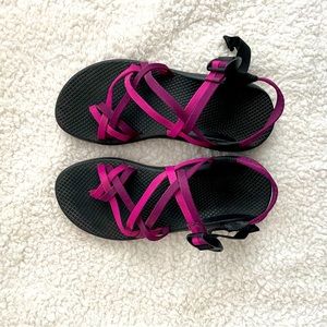 Chaco ZX2 Purple Multi-strap Toe-Loop